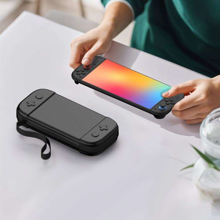 For Nintendo Switch 2 Portable Game Console Storage Case Nylon Protective Carrying Bag(White)