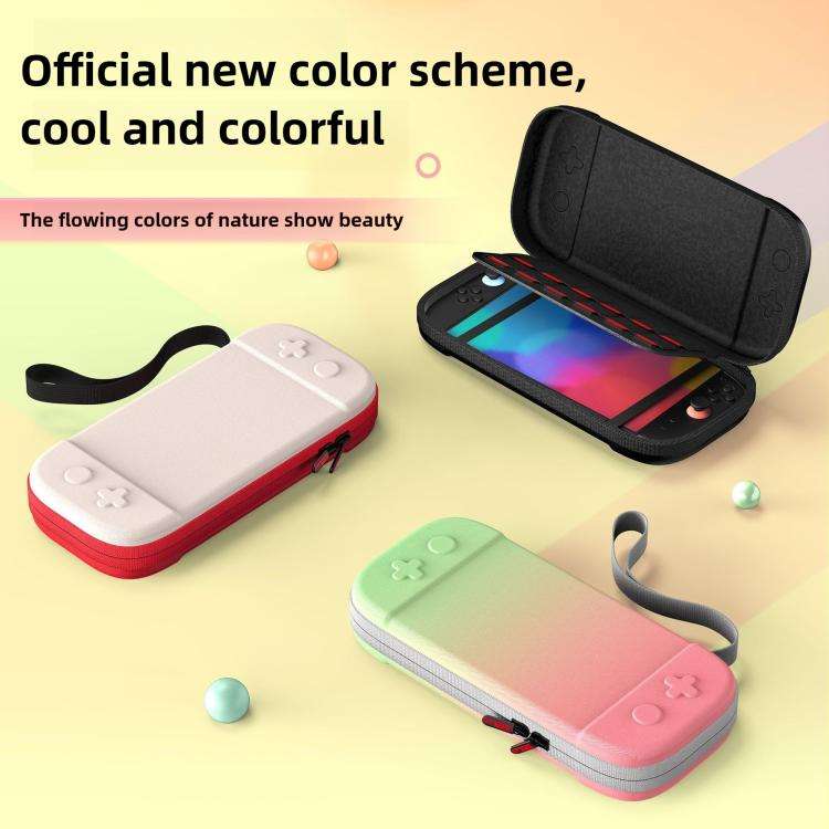 For Nintendo Switch 2 Portable Game Console Storage Case Nylon Protective Carrying Bag(Green)