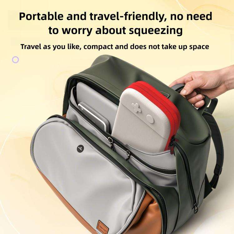 For Nintendo Switch 2 Portable Game Console Storage Case Nylon Protective Carrying Bag(Gray)