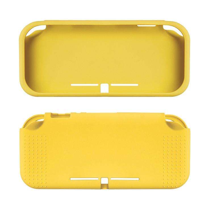 For Nintendo Switch Lite Game Console Anti-Slip Silicone Protective Case(Yellow)