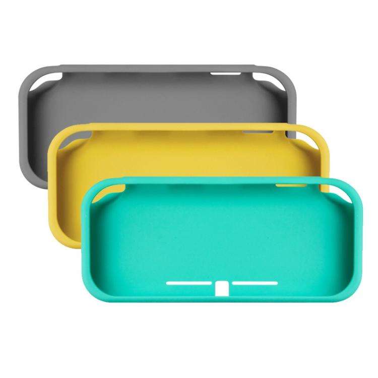 For Nintendo Switch Lite Game Console Anti-Slip Silicone Protective Case(Yellow)