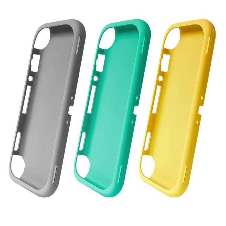 For Nintendo Switch Lite Game Console Anti-Slip Silicone Protective Case(Yellow)