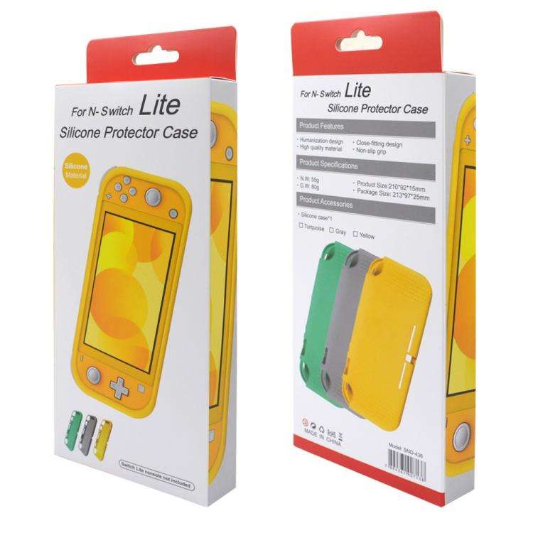 For Nintendo Switch Lite Game Console Anti-Slip Silicone Protective Case(Green)