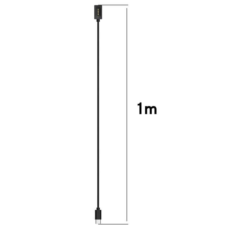 For Xiaomi Bone Conduction Earphones 2 (M2447E1) Magnetic Charging Cable, Length: 1m(Black)