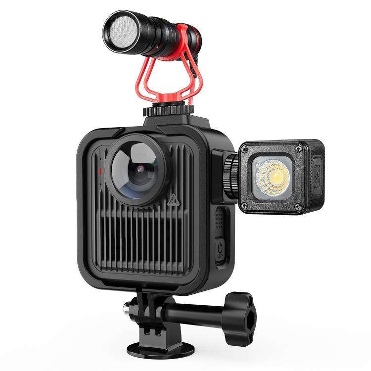 For GoPro MAX2 Plastic Frame Cage with Battery Side Cover