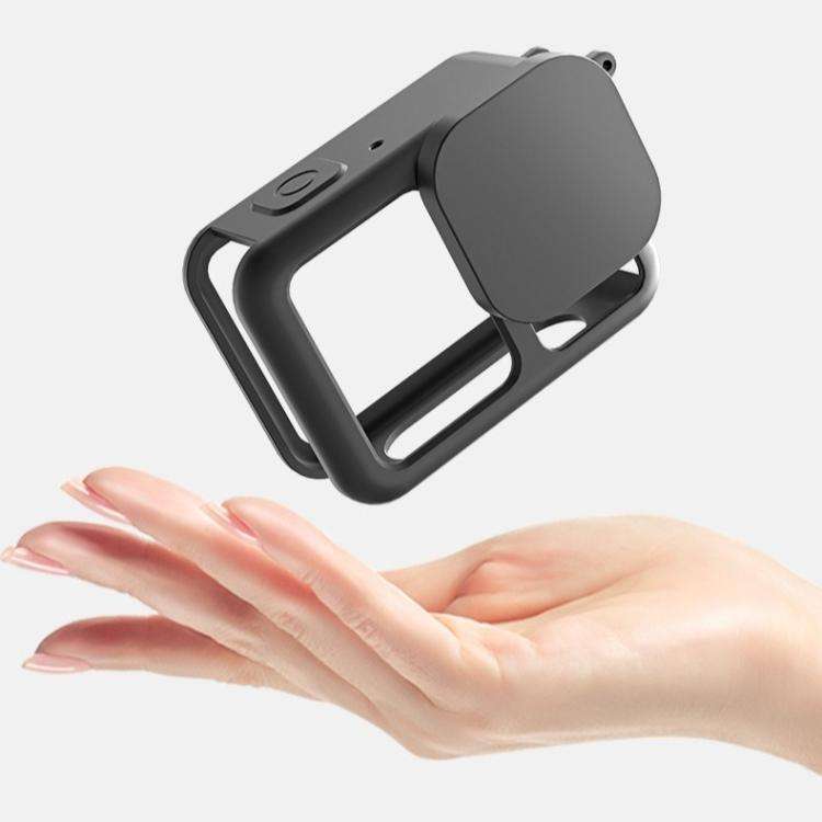 For GoPro HERO13 Black Silicone Protective Cover with Wrist Strap & Lens Cover & Side Interface C...