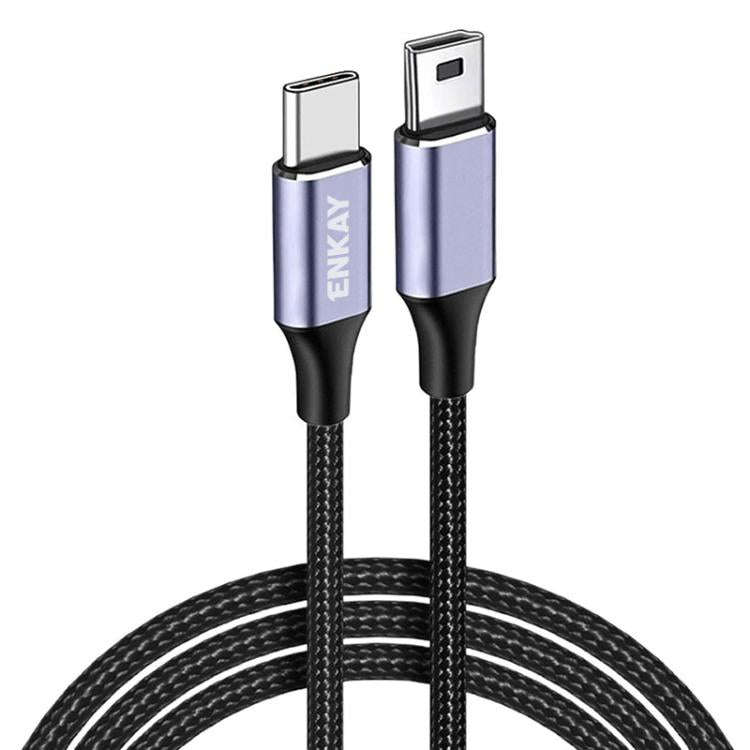 ENKAY USB-C / Type-C to Mini USB 2.0 Charging Cord Data Cable For Digital Cameras / MP3 Players, ...
