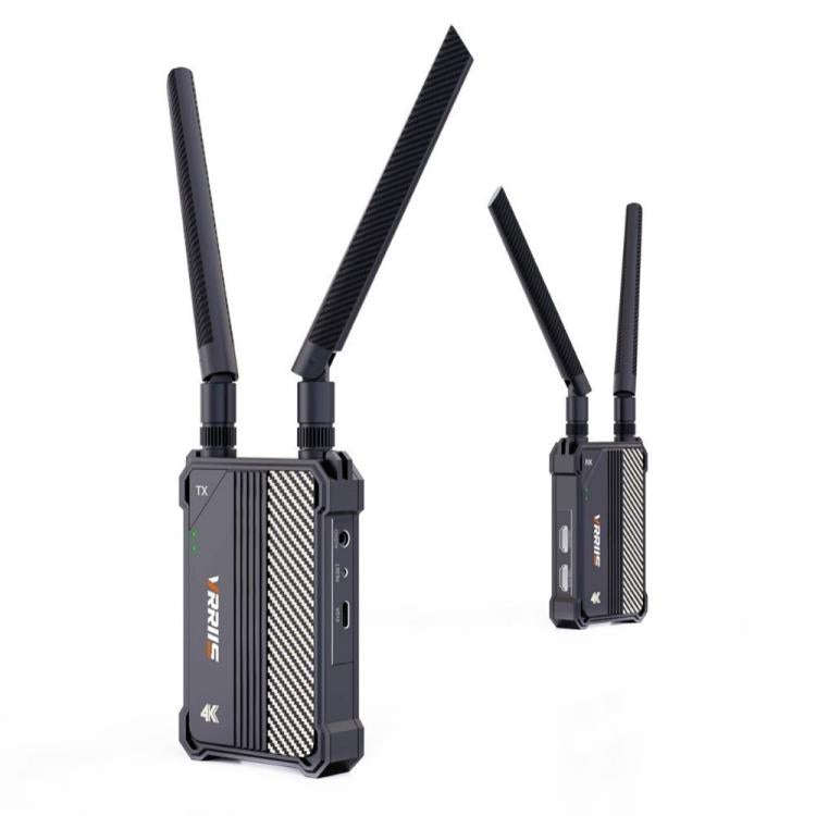 VRRIIS WL095 P Long Range Dual Band Low Latency 4K Ultra HD Wireless Transmitter Receiver Kit, Pl...