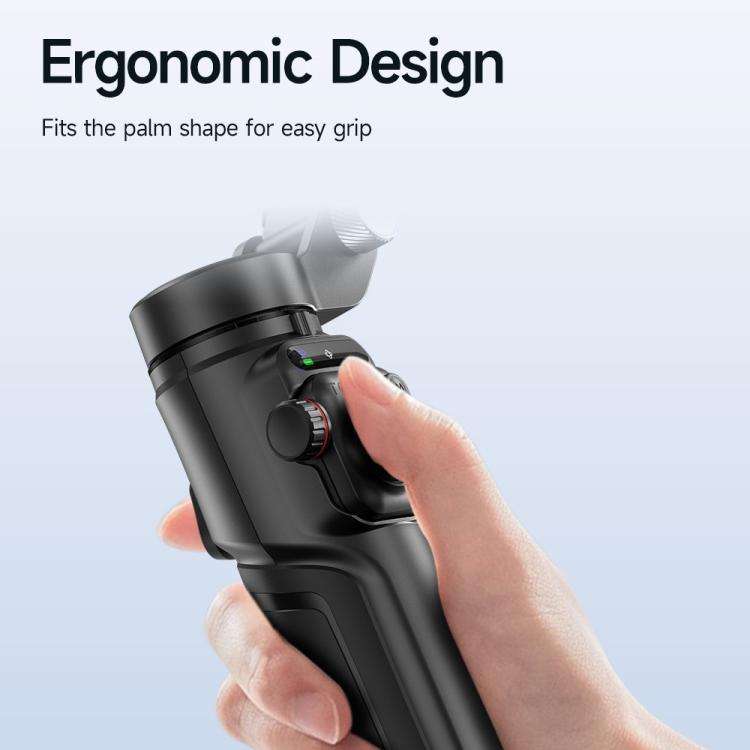 M06 Portable Folding Handheld Gimbal Stabilizer AI Face Tracking Selfie Stick with Magnetic Fill ...