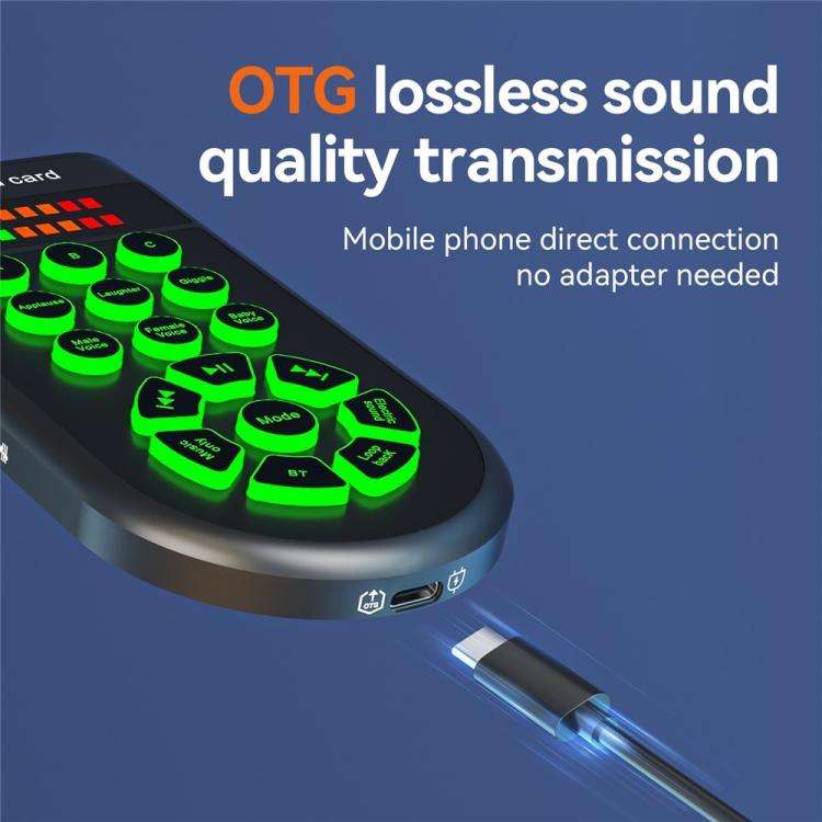 Z8 Live Streaming Gaming Handheld Voice Changer for Phone Computer Karaoke Recording