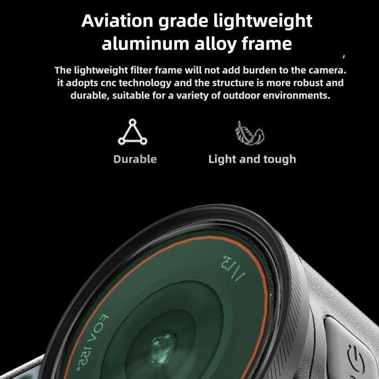 For DJI Osmo Action 6 Lens Protector ND32 Filter