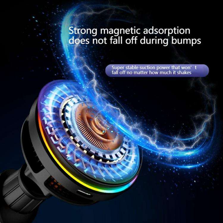 S32 Fast Charging Car Phone Holder 15W Semiconductor Cooling Magnetic Car Wireless Charger