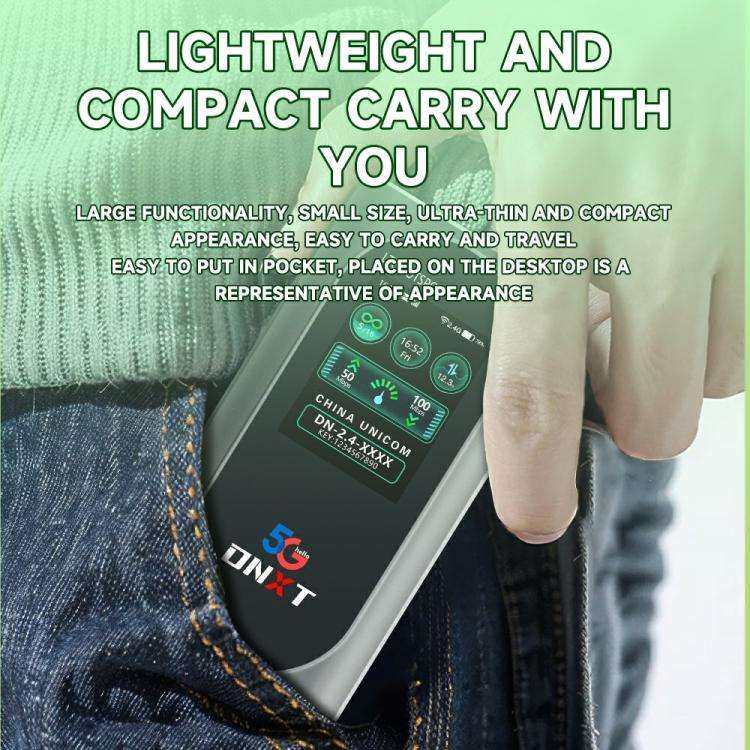 M2D-E 2.4G / 5.8G Dual Band 600Mbps WiFi 6 Portable 5G Router Eurasia Version