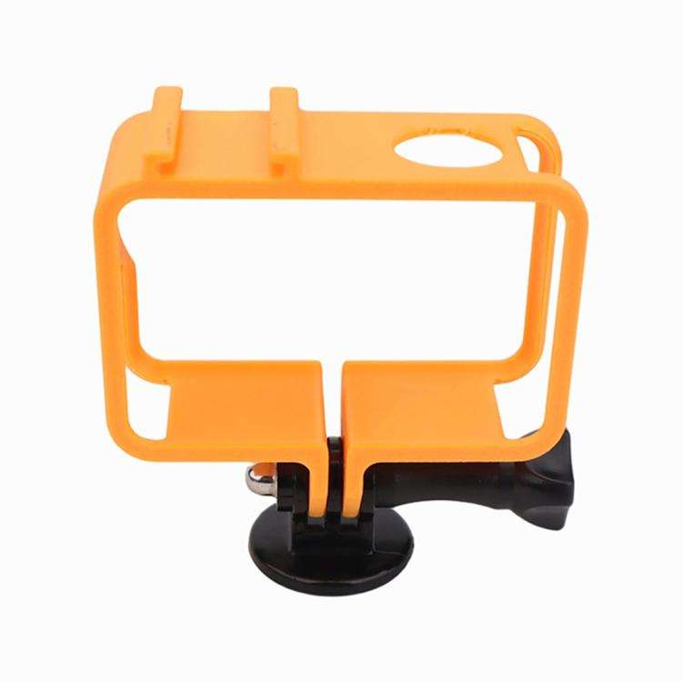 For DJI Osmo Action 6 Cold Shoe Cage Expansion Adapter Frame(Yellow)