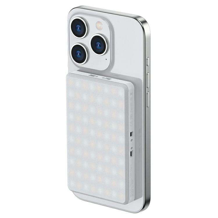 V22A For Phone Camera Live Streaming 4W Power Portable Pocket 80 LED Light MagSafe Magnetic Fill ...