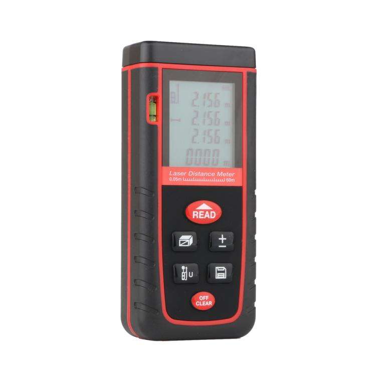 RZ-S60 Portable Handheld Laser Distance Meter, Measuring Distance: 60m