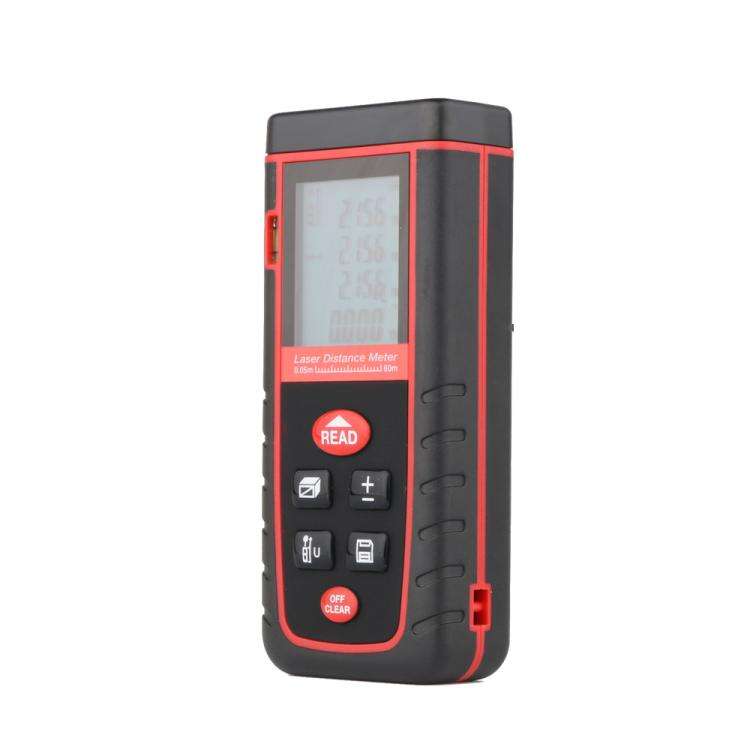 RZ-S60 Portable Handheld Laser Distance Meter, Measuring Distance: 60m