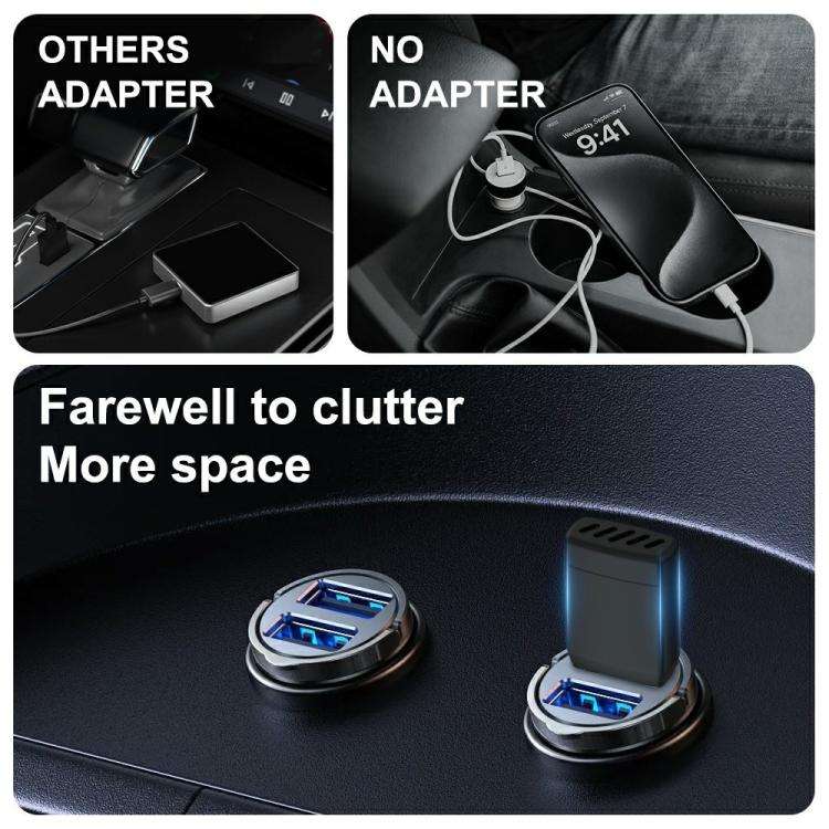 CP022 CarPlay / Android Auto Converter Wired to Wireless Car Dongle Plug Play USB Adapter