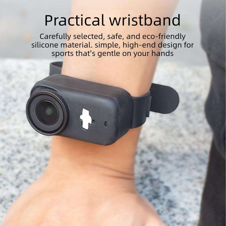 For DJI Osmo Nano Thumb Sports Camera Expansion Strap Silicone Protective Cover(Purple)