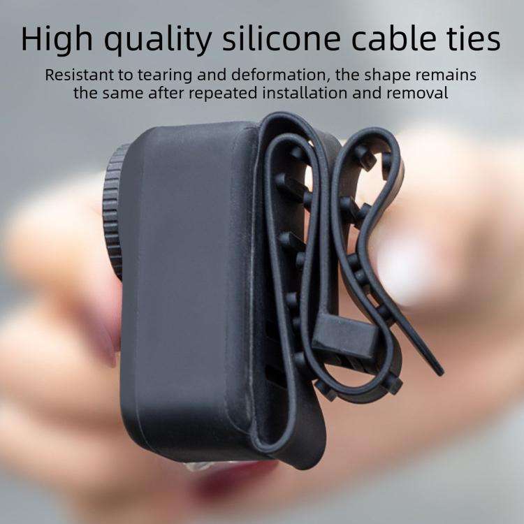 For DJI Osmo Nano Thumb Sports Camera Expansion Strap Silicone Protective Cover(Purple)