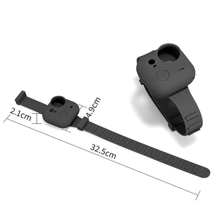 For Insta360 Go Ultra Sports Camera Expansion Strap Silicone Protective Cover(Grey)