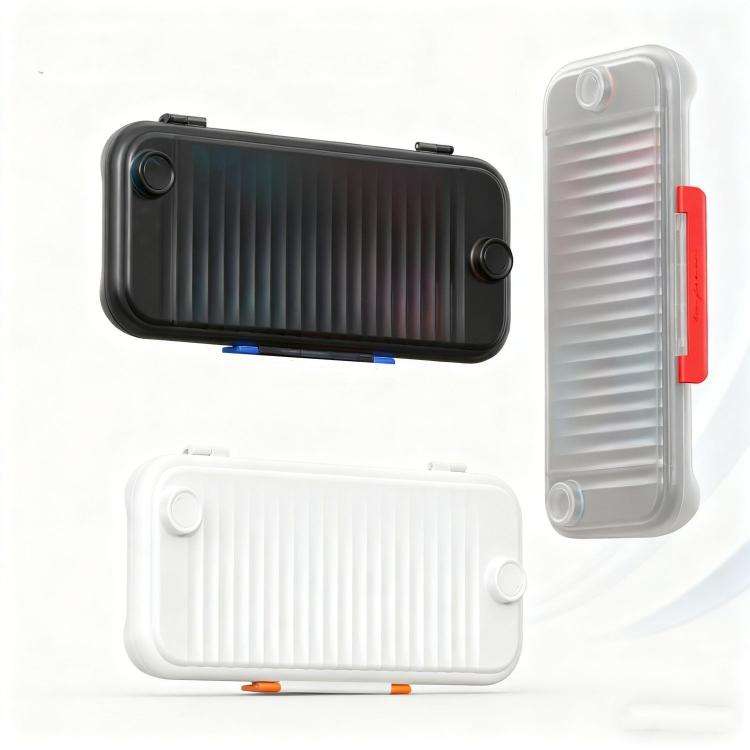 For Nintendo Switch 2  Game Console Anti-slip Textured Hard-Shell Protective Case(Translucent Black)
