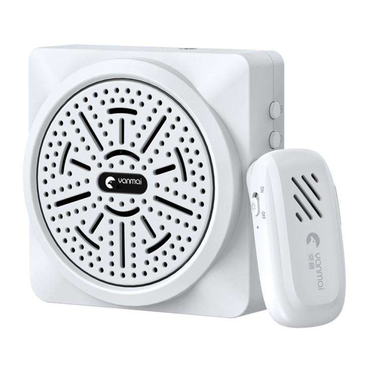 YANMAI K3 Pro Head-mounted Mic Teaching 2.4G Wireless Bluetooth Voice Amplifier System Mic(White)