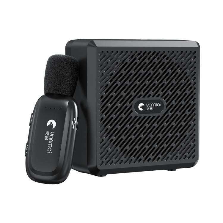 YANMAI K5 Teaching / Training 2.4G Wireless Bluetooth Voice Amplifier Lapel Microphone(Black)