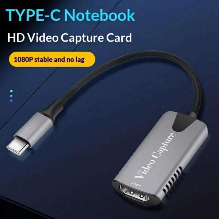 HU-04C 4K Game Streaming Live Broadcast HDMI to Type-C Video Capture Card