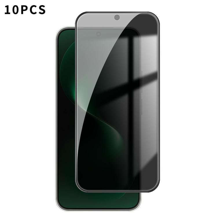 For Huawei nova 15 10pcs Kalebol High-Aluminum Screen-Printed Full-Coverage Black-Border Privacy ...