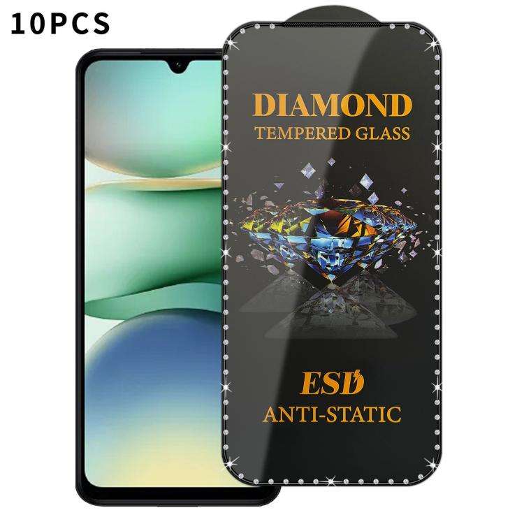 For Redmi A5 4G 171.7mm 10pcs Full-Screen Diamond-Studded Silkscreen High-Definition Anti-Static ...