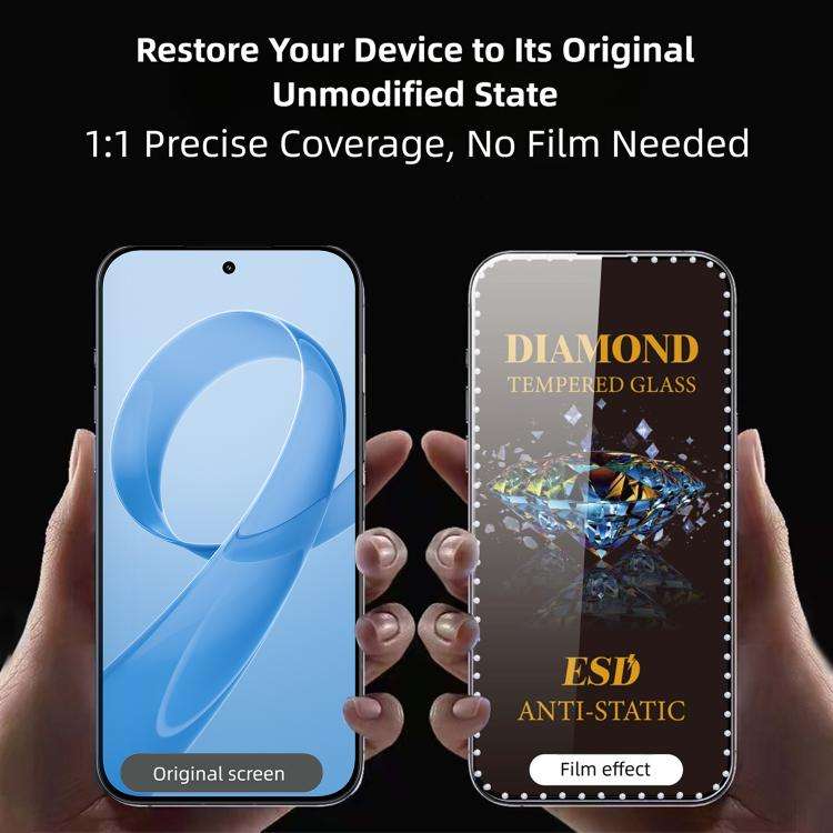 For Redmi A5 4G 171.7mm 10pcs Full-Screen Diamond-Studded Silkscreen High-Definition Anti-Static ...