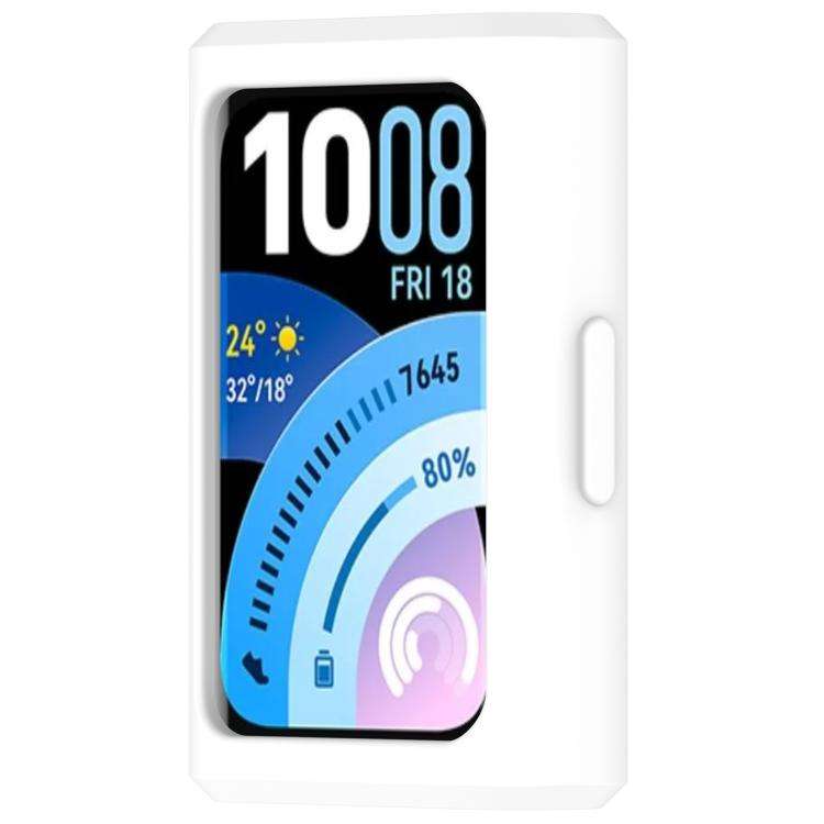 For Huawei Band 11 Pro / 11 Pro NFC Silicone Watch Protective Case(White)