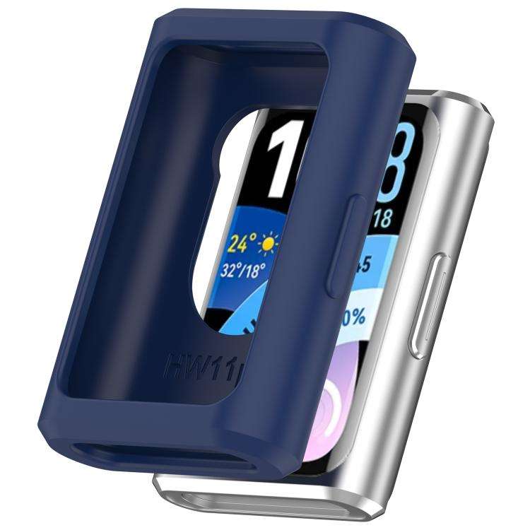 For Huawei Band 11 Pro / 11 Pro NFC Silicone Watch Protective Case(Original Blue)