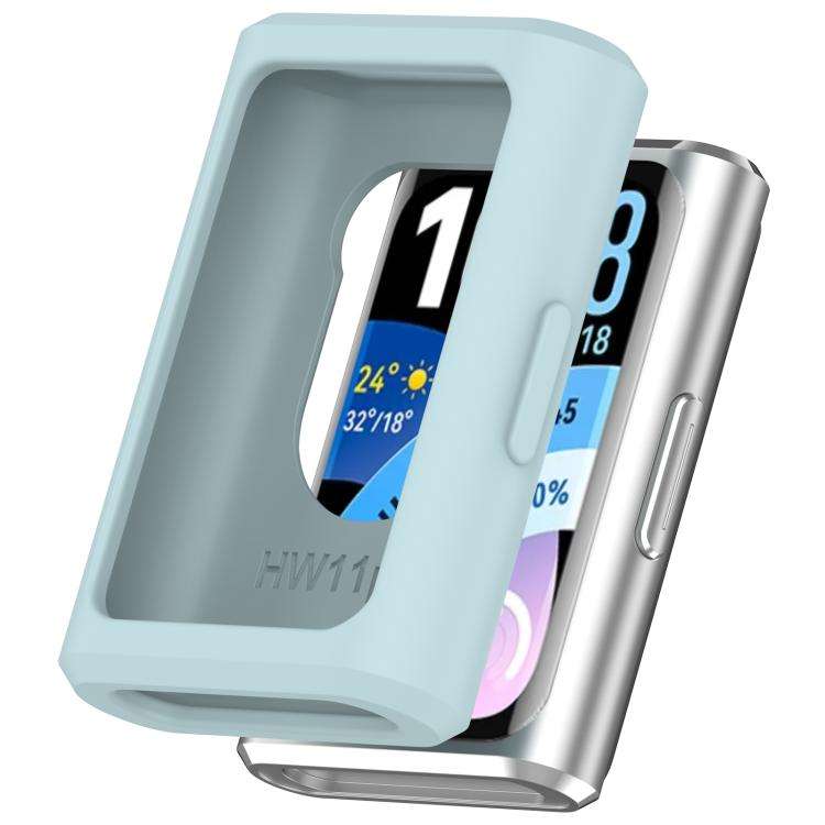 For Huawei Band 11 Pro / 11 Pro NFC Silicone Watch Protective Case(Light Blue)