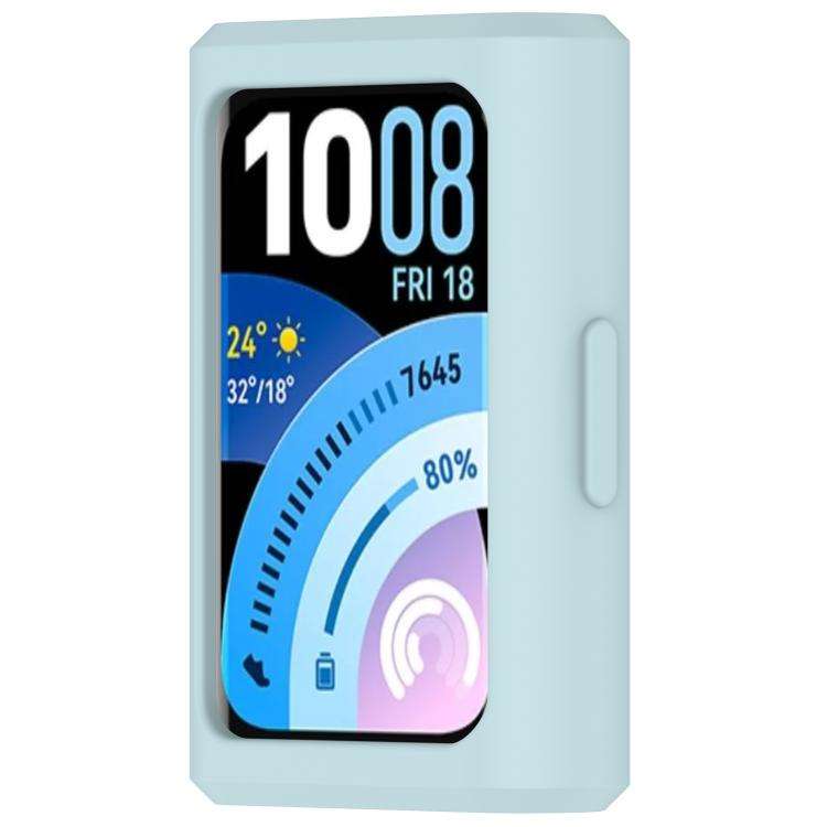 For Huawei Band 11 Pro / 11 Pro NFC Silicone Watch Protective Case(Light Blue)