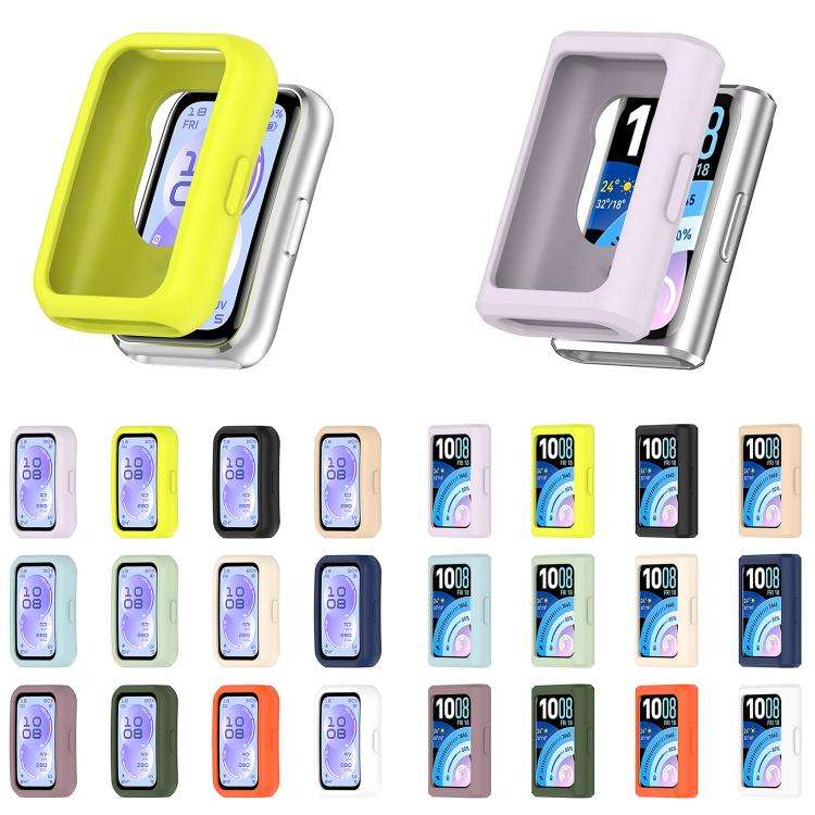 For Huawei Band 11 Pro / 11 Pro NFC Silicone Watch Protective Case(White)