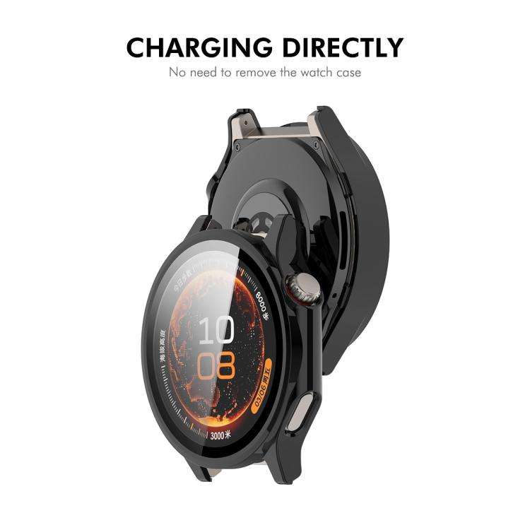 For OnePlus Watch 4 ENKAY Hat-Prince Full Coverage Tempered Glass Film Integrated PC Watch Case(B...