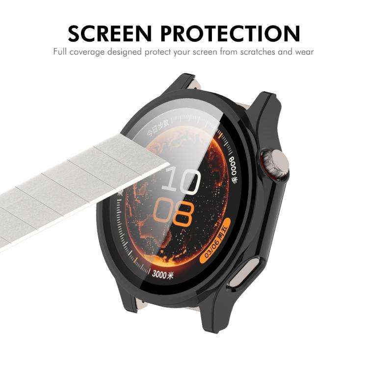 For OnePlus Watch 4 ENKAY Hat-Prince Full Coverage Tempered Glass Film Integrated PC Watch Case(B...