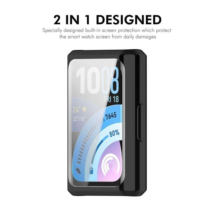 For Huawei Band 11 Pro ENKAY Hat-Prince Full Coverage Electroplated TPU Watch Case with Screen Pr...