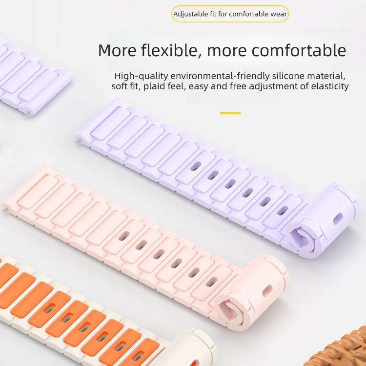 For Xiaomi Band  10 Pro / Redmi Watch 6 / 5 I-Shape Texture Reverse Buckle Silicone Watch Band(Gr...