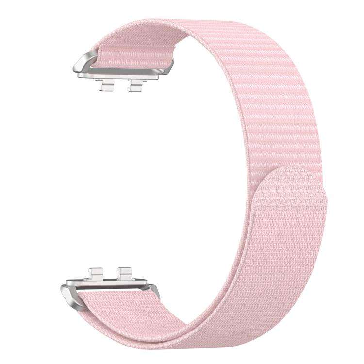 For Huawei Band 11 / Band 11 Pro Feather Light Round Tail Nylon Loop Metal Interface Watch Band(P...