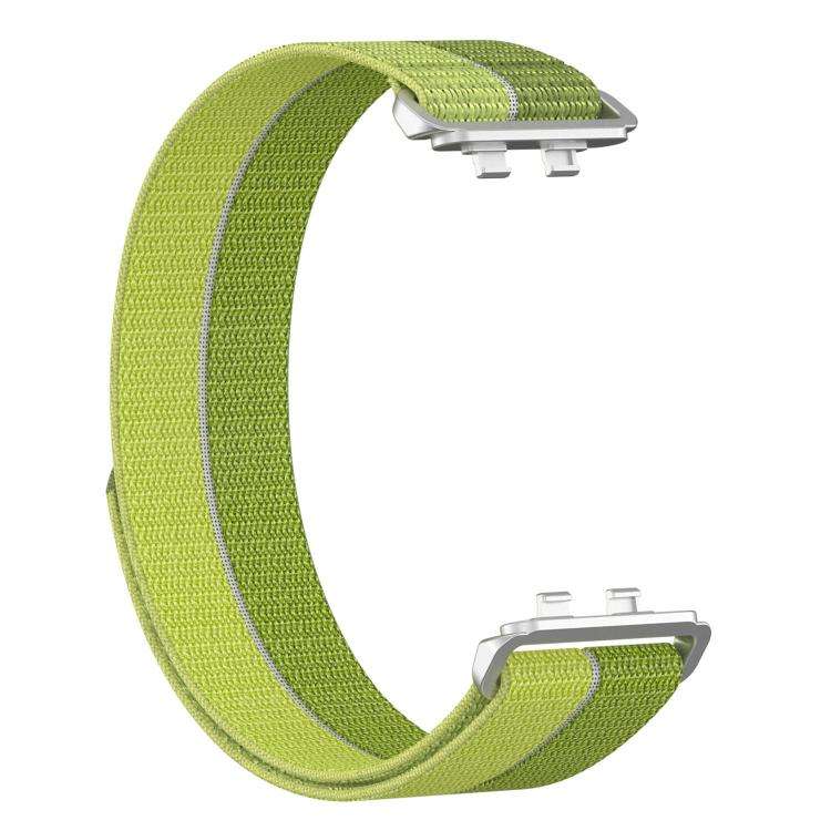 For Huawei Band 11 / Band 11 Pro Feather Light Round Tail Nylon Loop Metal Interface Watch Band(G...
