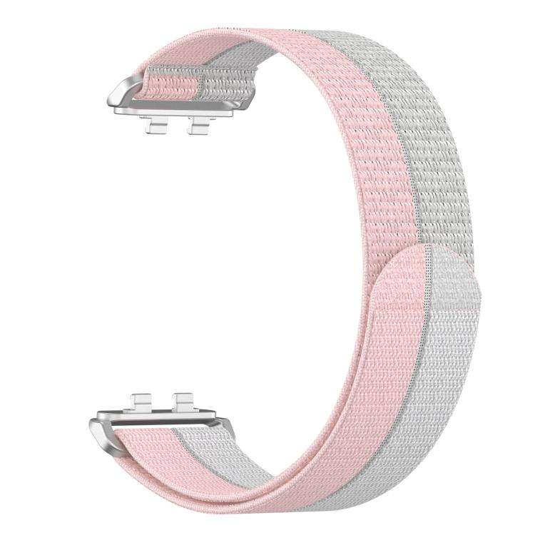 For Huawei Band 11 / Band 11 Pro Feather Light Round Tail Nylon Loop Metal Interface Watch Band(P...