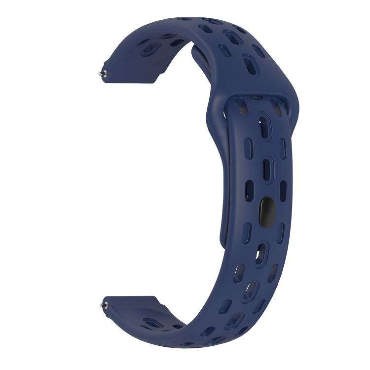 For Huawei Band 11 / Band 11 Pro Reverse Buckle Flat Perforated Breathable Silicone Watch Band(Mi...