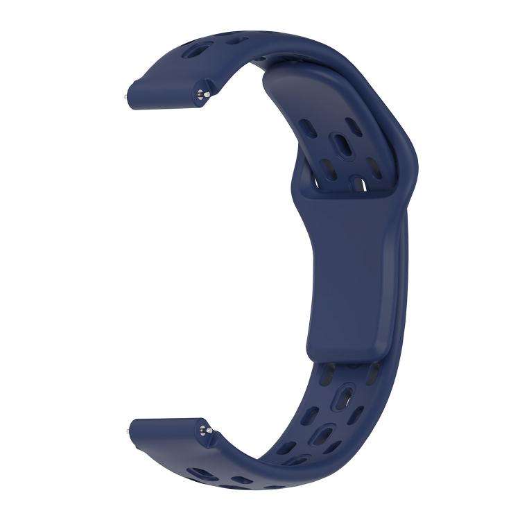 For Huawei Band 11 / Band 11 Pro Reverse Buckle Flat Perforated Breathable Silicone Watch Band(Mi...