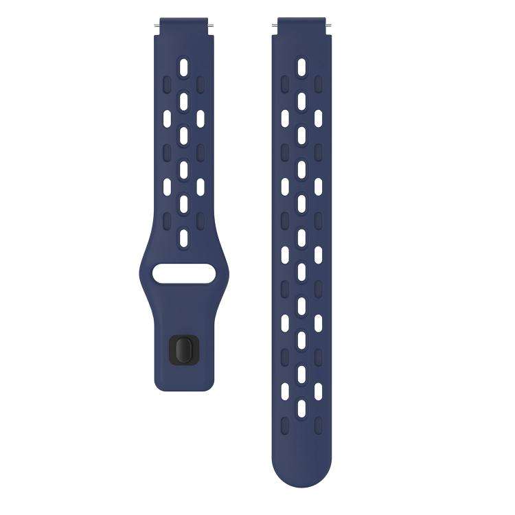 For Huawei Band 11 / Band 11 Pro Reverse Buckle Flat Perforated Breathable Silicone Watch Band(Mi...