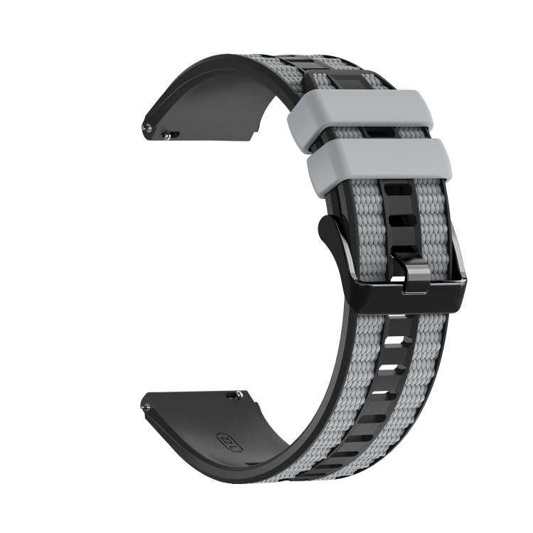 For Huawei Watch GT 5 Pro 46mm Spring Bar Style PC Watch Case Integrated Two Color Silicone Watch...