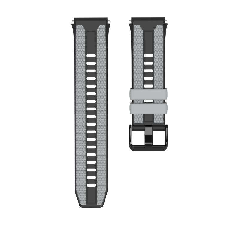 For Huawei Watch GT 5 Pro 46mm Spring Bar Style PC Watch Case Integrated Two Color Silicone Watch...