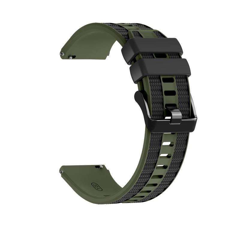 For Huawei Watch GT 5 Pro 46mm Spring Bar Style PC Watch Case Integrated Two Color Silicone Watch...